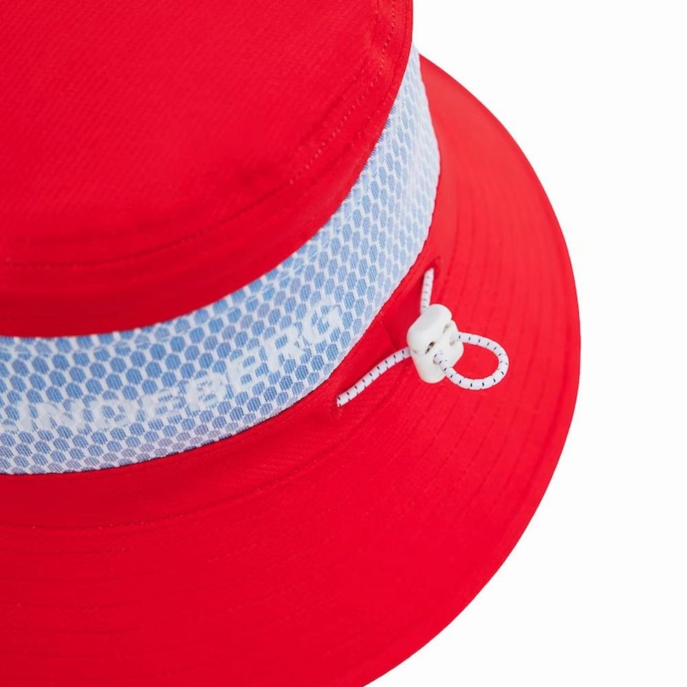 J.Lindeberg Denver Golf Bucket Hat Fiery Red - SS23
