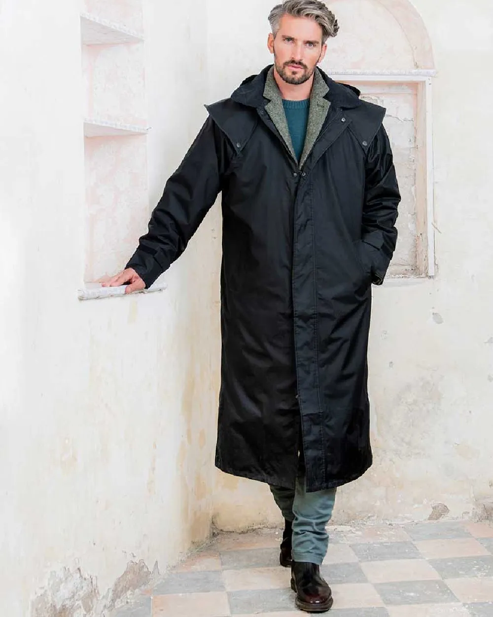 Jack Murphy Lambourne Mens Long Bush Coat Men's Farming Jackets