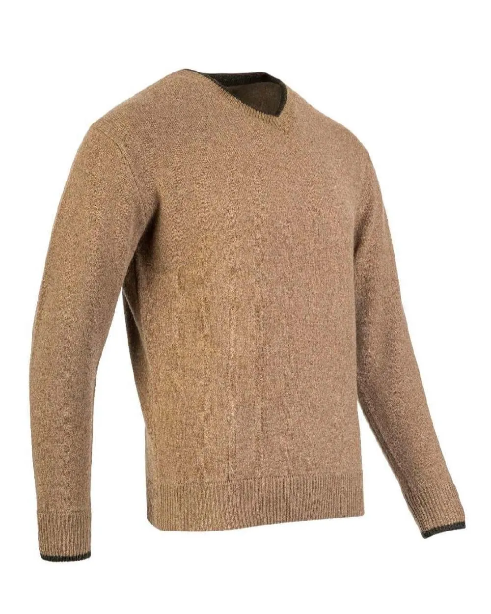 Jack Pyke Ashcombe 100% Lambswool V-Neck Men's Knit Sweaters