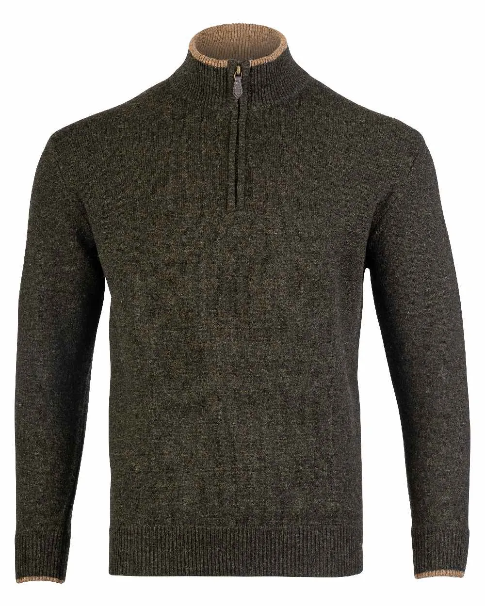 Jack Pyke Ashcombe Lambswool Zip Knit Pullover Men's Wool Knit Cardigans
