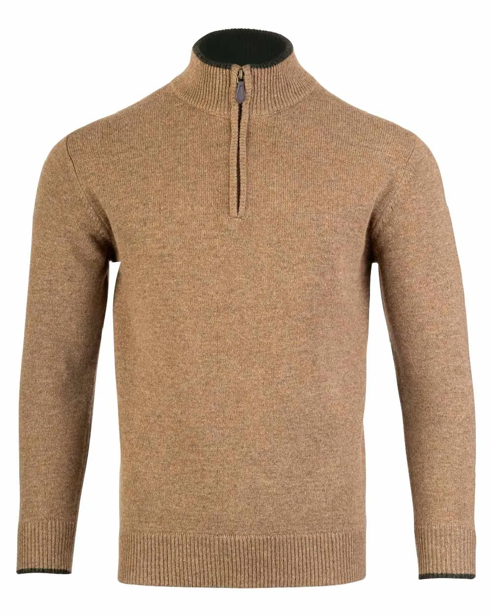 Jack Pyke Ashcombe Lambswool Zip Knit Pullover Men's Knit Sweaters