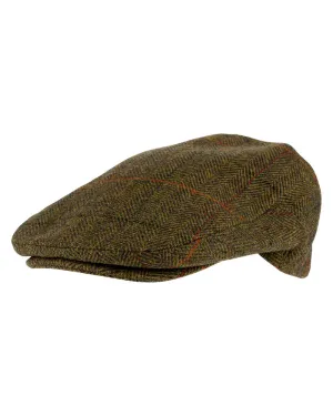 Jack Pyke Junior Wool Blend Flat Cap Shooting Wide-Brim Hats