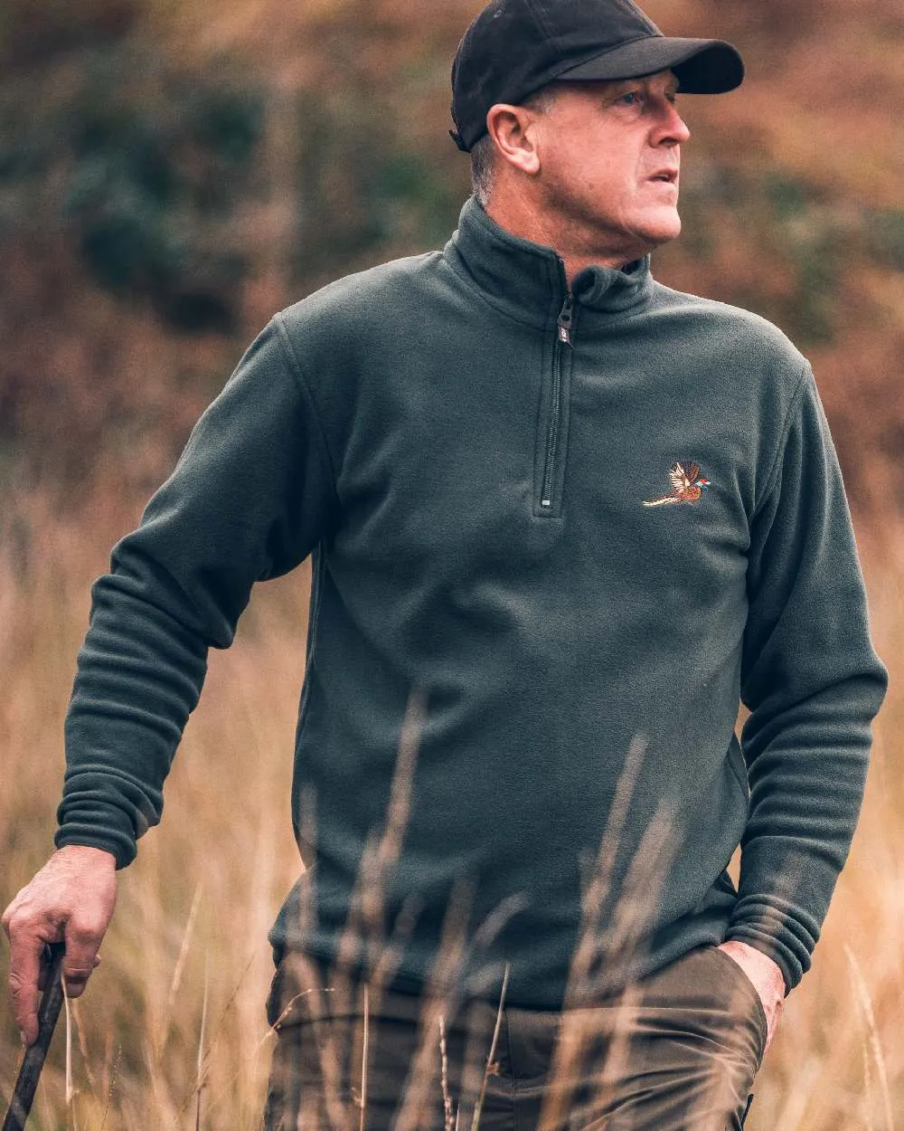 Jack Pyke Pheasant Motif Fleece Pullover Winter Flannel Shirts
