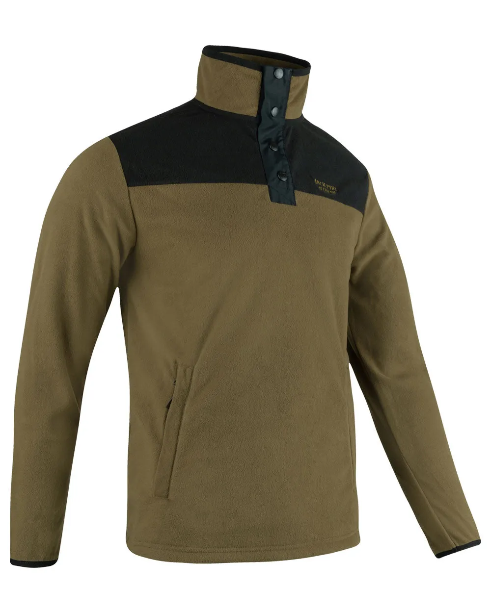 Jack Pyke Snap Neck Fleece Top Winter Flannel Shirts