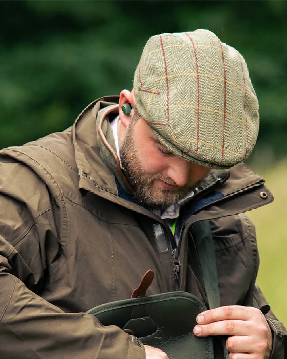 Jack Pyke Wool Blend Tweed Flat Cap Shooting Sun Hats
