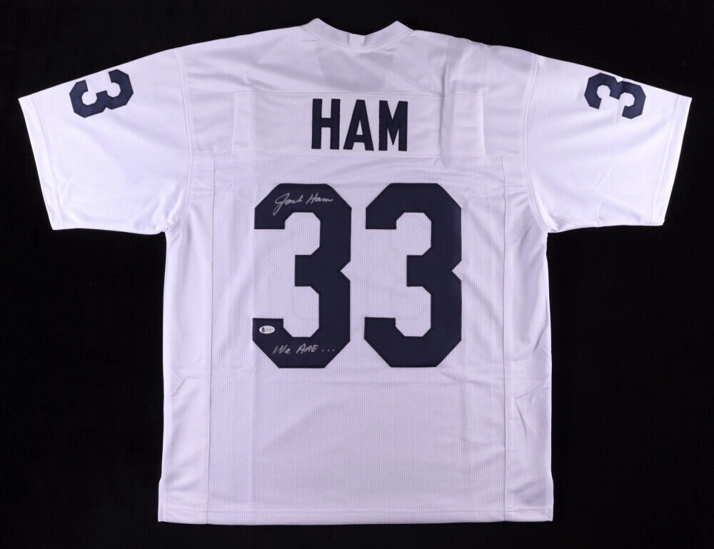 Jack Ham Signed Penn State Nittany Lions Jersey Inscribed We Are.. (Beckett COA)