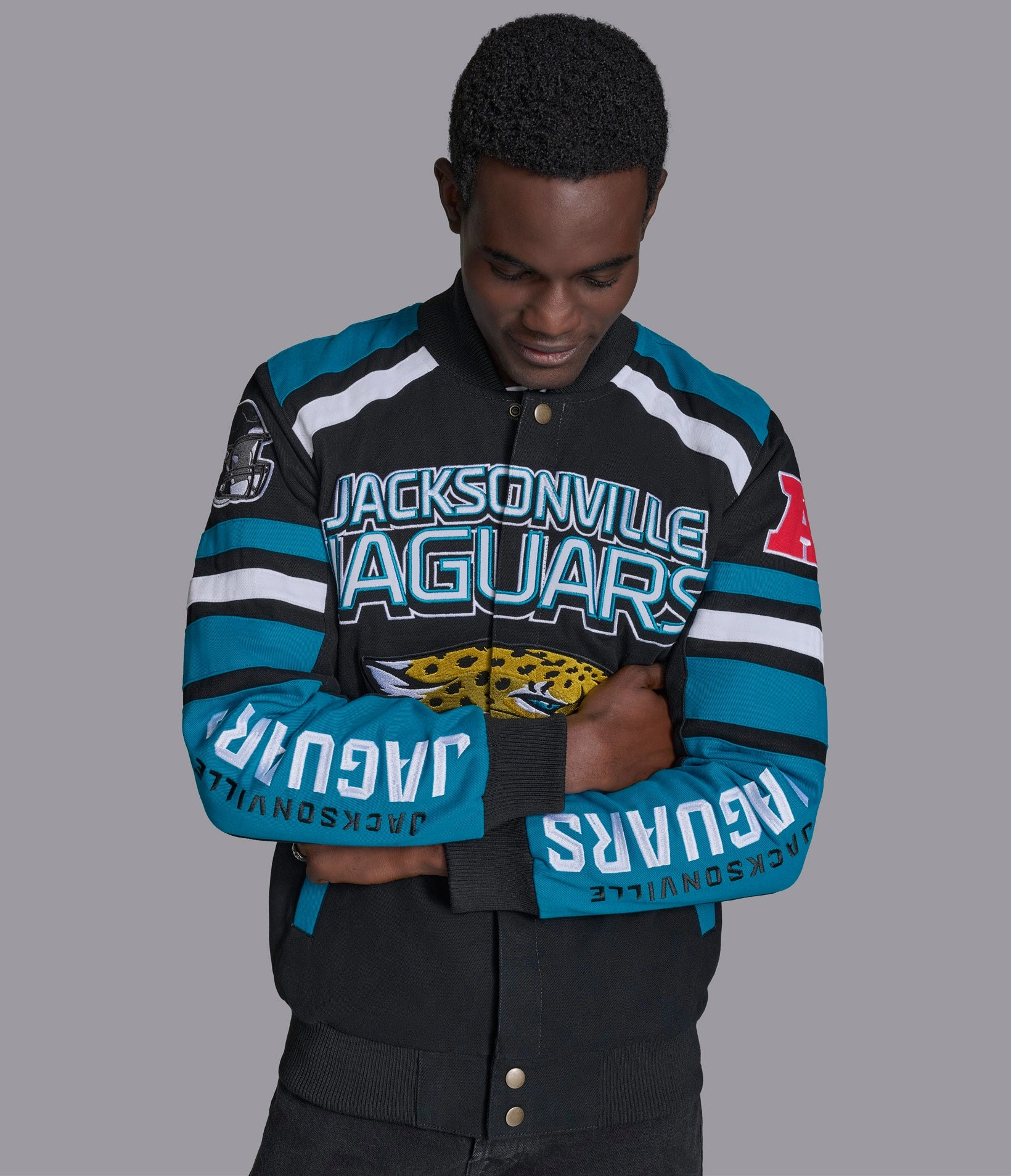 Jacksonville Jaguars Power Forward Racing Jacket