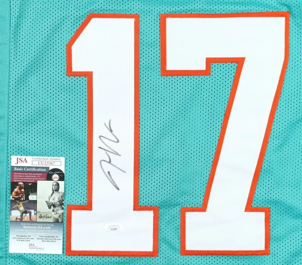Jaylen Waddle Signed Miami Dolphins Jersey (JSA COA) Ex-Alabama Wide Receiver