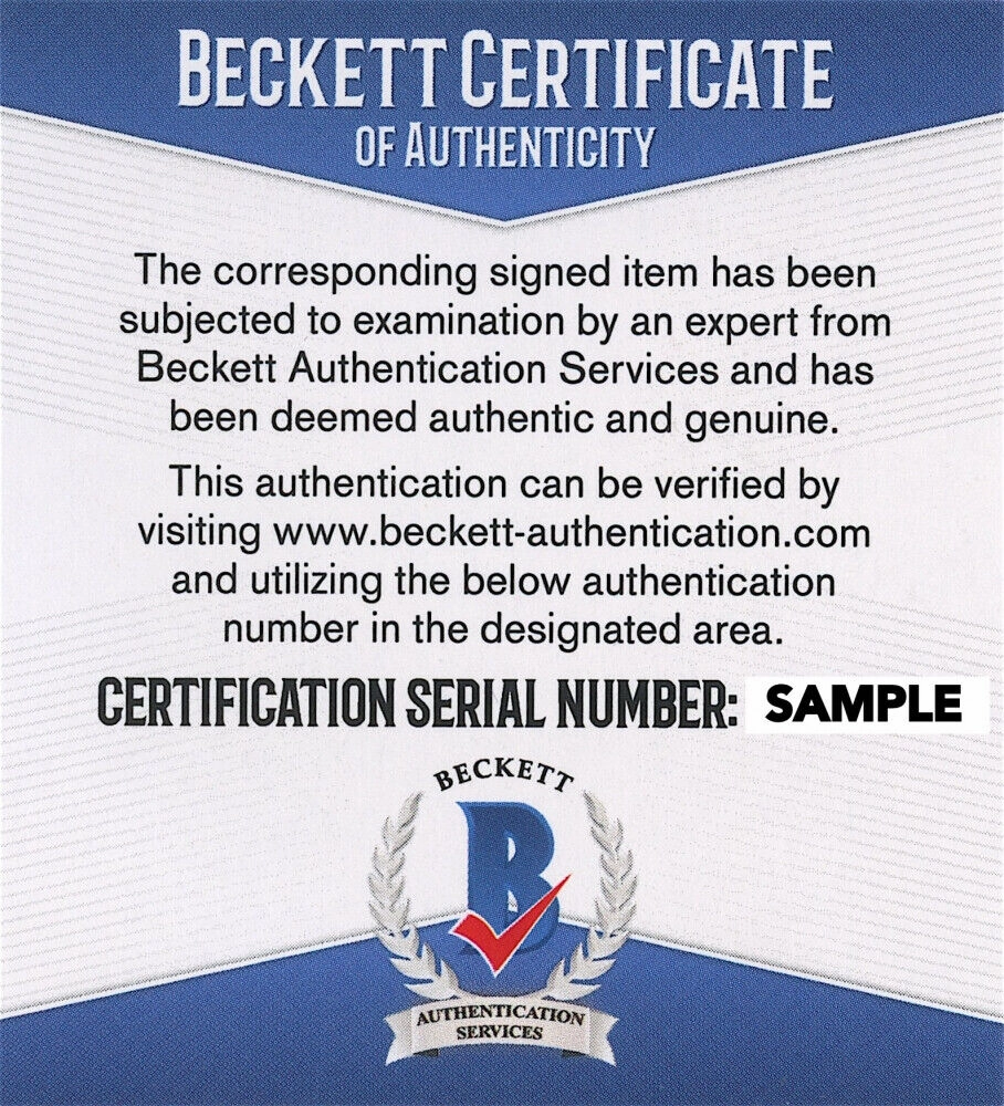 Jeremy Shockey Signed Miami Hurricanes Jersey (Beckett COA) New York Giants T.E.