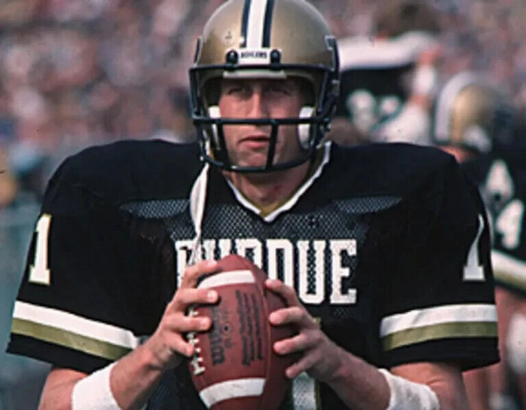Jim Everett Signed Purdue Boilermakers Jersey (JSA COA) L.A. Rams QB (19861994)