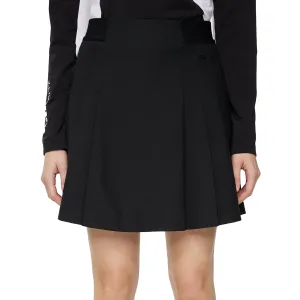 J.Lindeberg Women'S Alesia Golf Skirt - Black Step Out Boldly