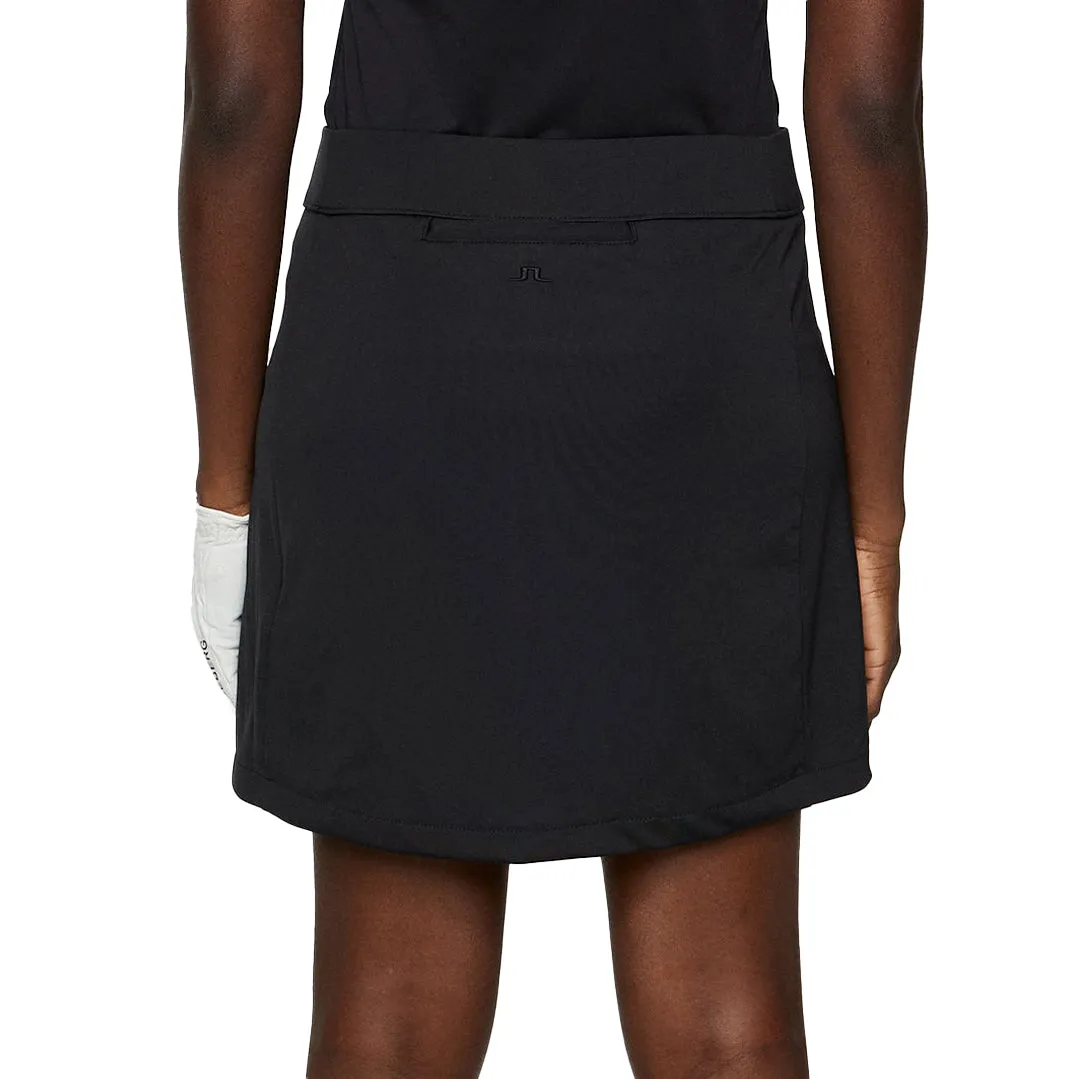 Own the Vibe J.Lindeberg Women'S Amelie Mid Golf Skirt - Black