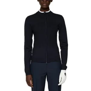 Footwear for the Fearless J.Lindeberg Women'S Anna Knitted Zip Golf Sweater - Jl Navy