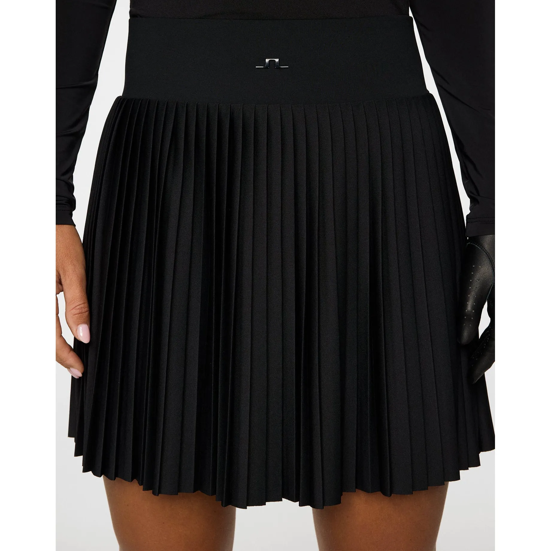 J.Lindeberg Women'S Binx Golf Skirt - Black Stride with Confidence Back To School Sale