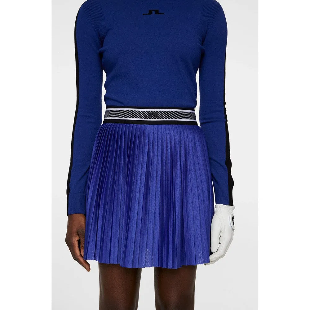 J.Lindeberg Women'S Binx Golf Skirt - Clematis Blue Sweetest Day Sale