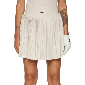 Built to Move You J.Lindeberg Women'S Binx Golf Skirt - Moonbeam