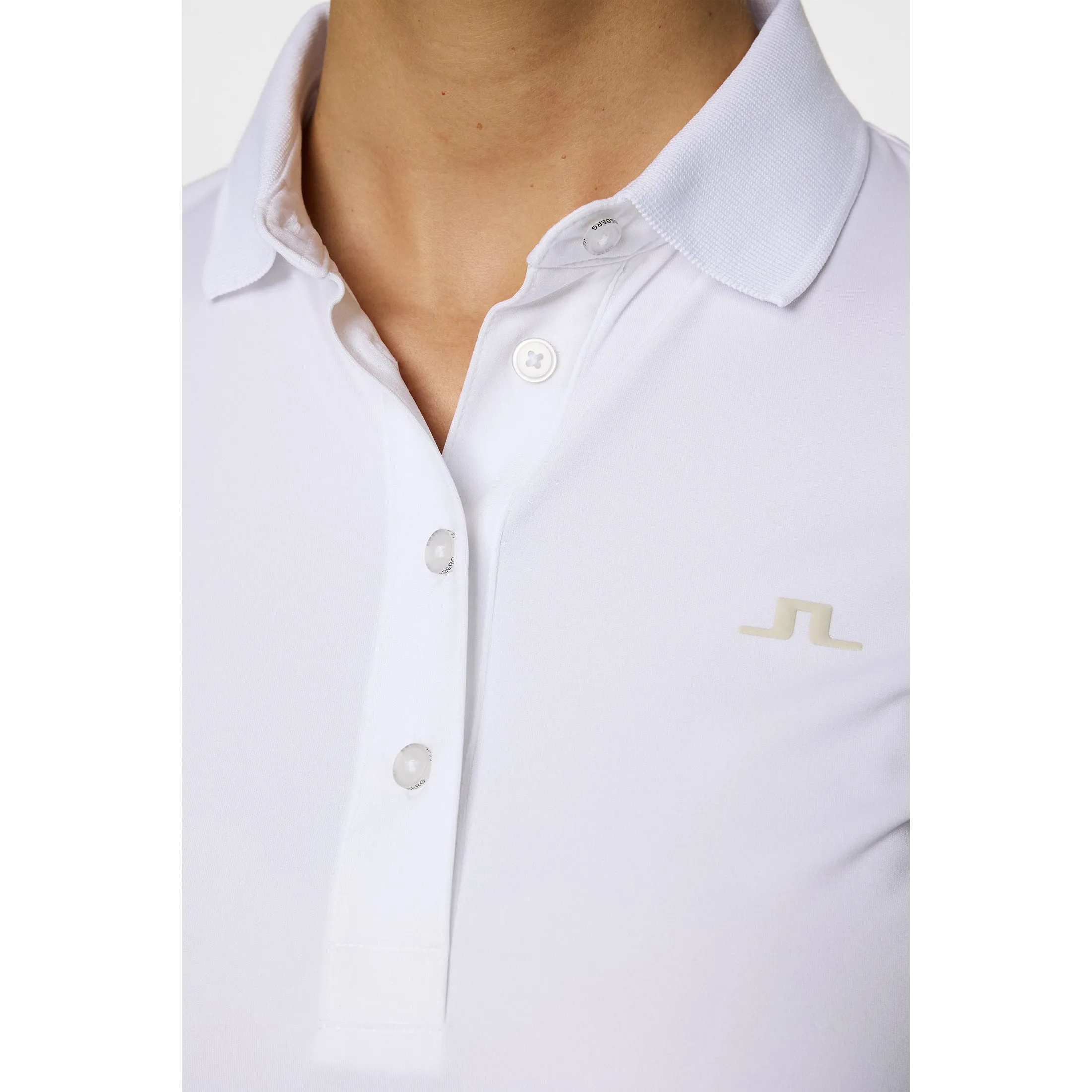 Step into the Beat Loud Looks, Smooth Moves J.Lindeberg Women'S Cassie Golf Polo Shirt - White