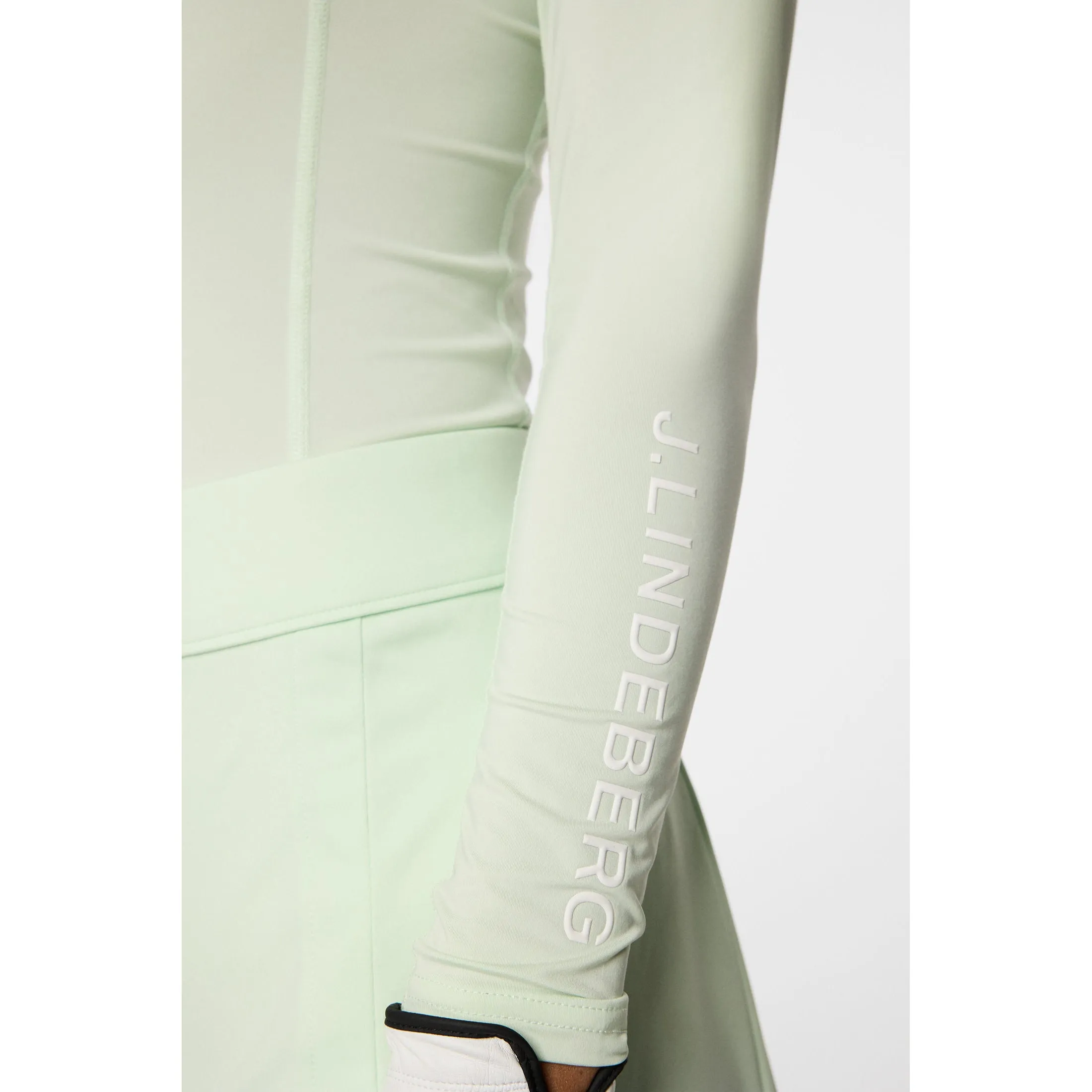 Never Just Walk J.Lindeberg Women'S Ella Compression Golf Shirt - Ambrosia