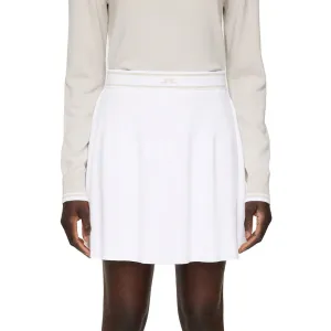 J.Lindeberg Women'S Emma Knitted Golf Skirt - White Step into the Beat