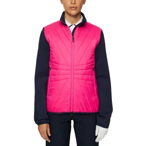 Affordable J.Lindeberg Women'S Holma Quilt Hybrid Golf Jacket - Pink Peacock