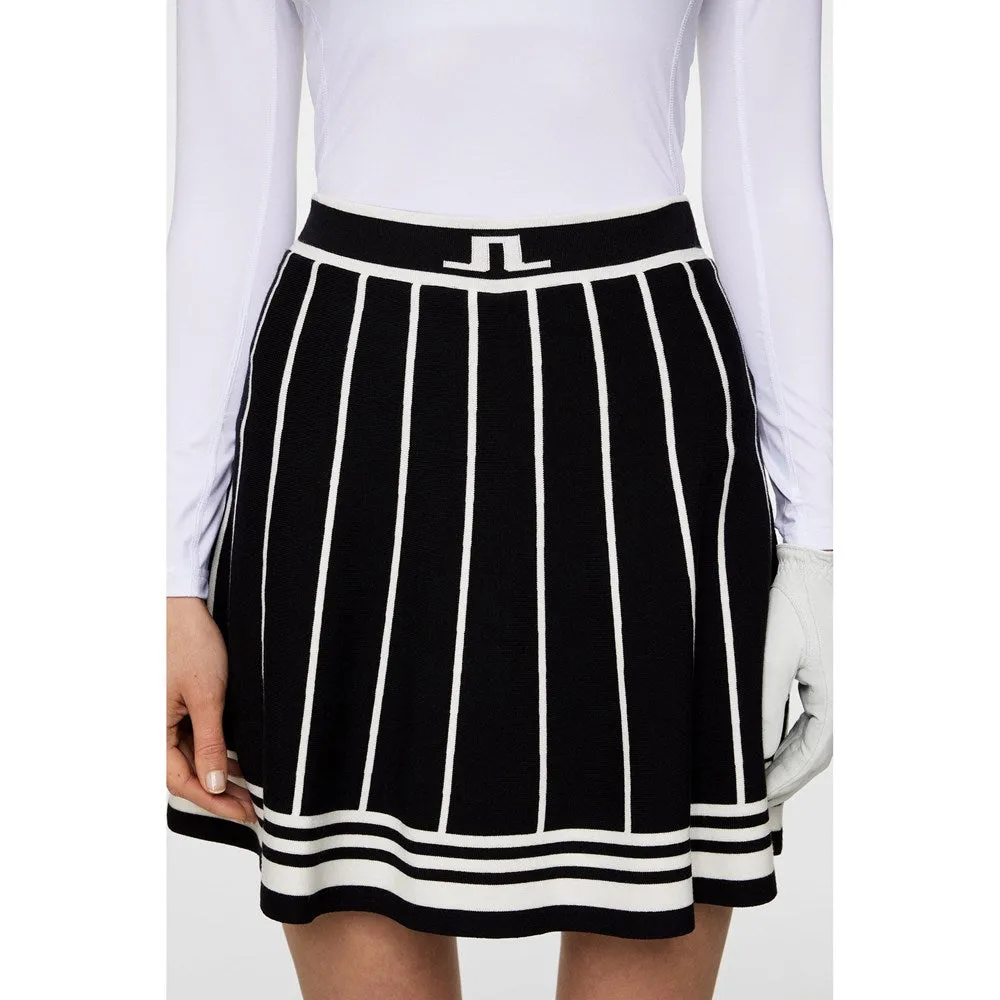 Christmas Eve Sale J.Lindeberg Women'S Irma Knitted Golf Skirt - Black