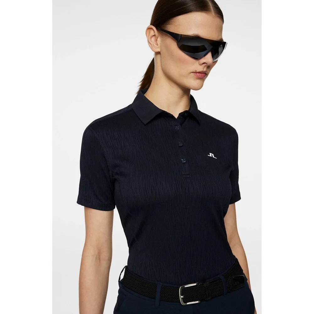 All Saints' Day Sale Game-Changer Footwear J.Lindeberg Women'S Izara Golf Polo Shirt - Jl Navy