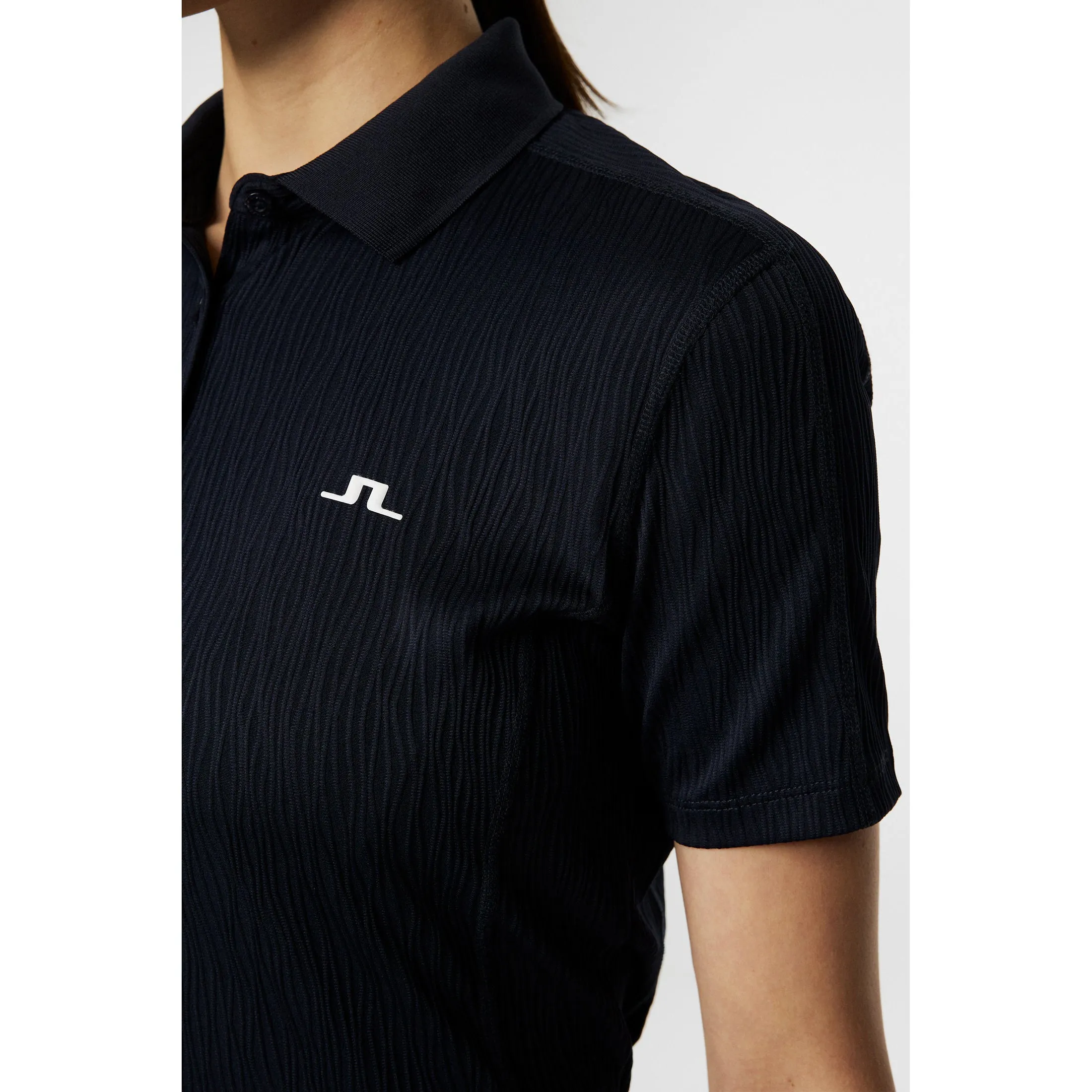 J.Lindeberg Women'S Izara Golf Polo Shirt - Jl Navy Confidence Starts Here Black Friday Sale