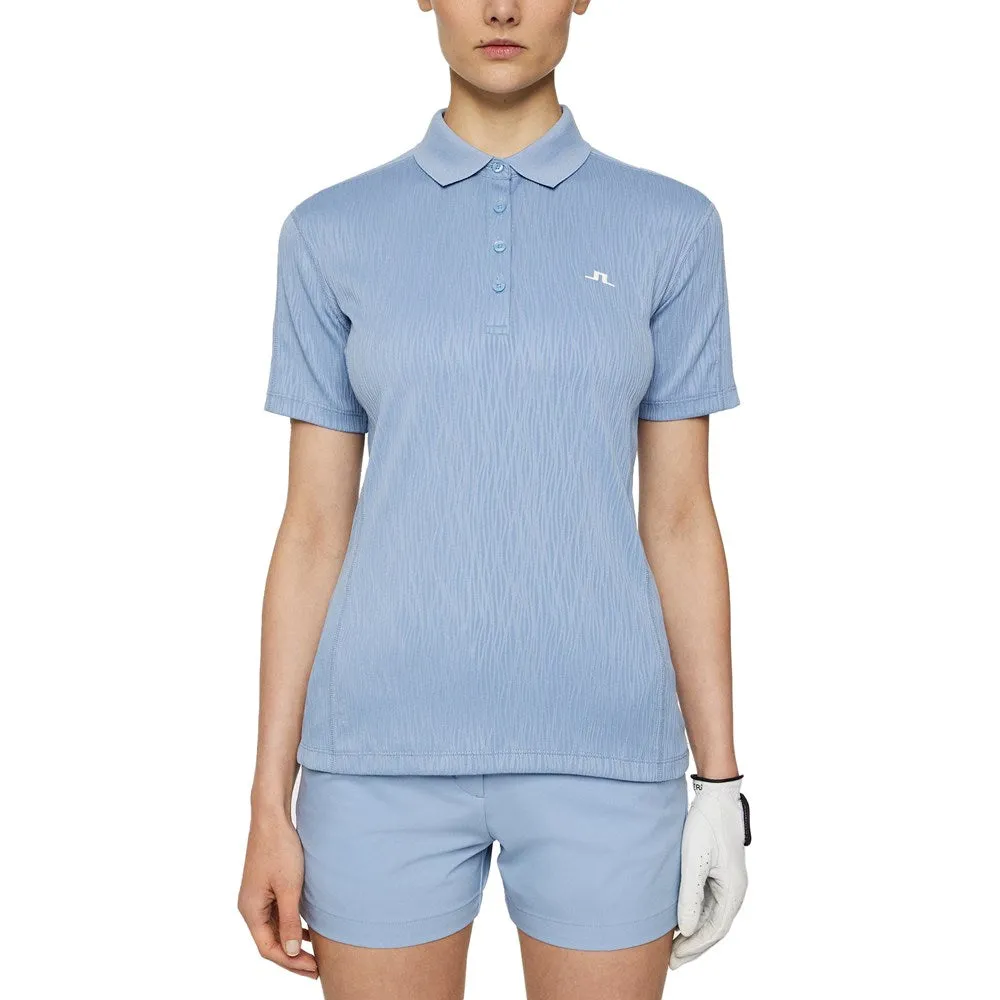 J.Lindeberg Women'S Izara Golf Polo Shirt - Rain Washed Own the Vibe