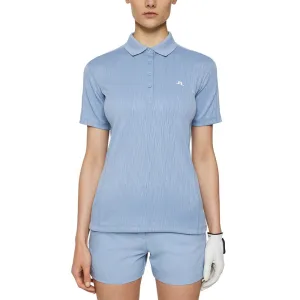 J.Lindeberg Women'S Izara Golf Polo Shirt - Rain Washed Own the Vibe