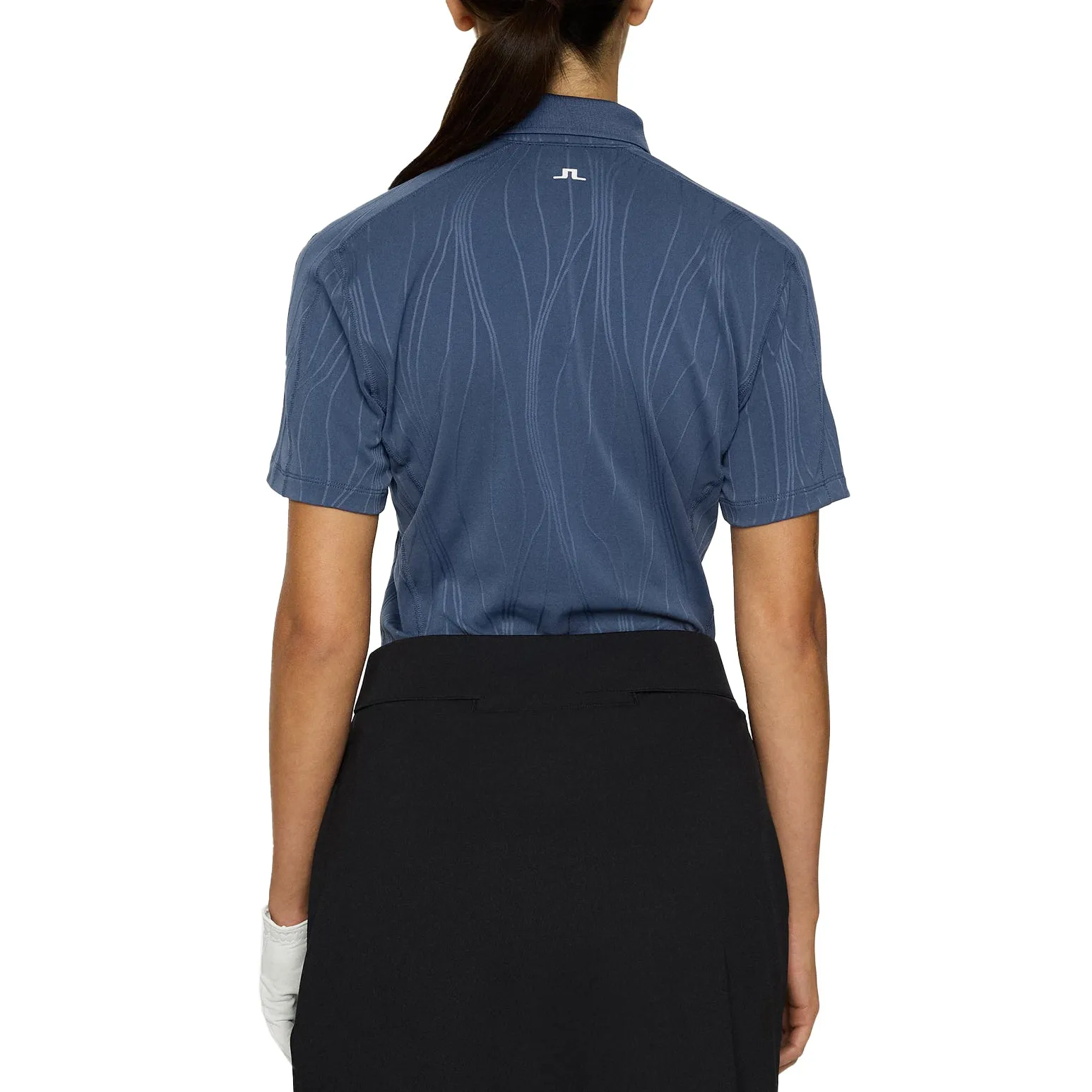 J.Lindeberg Women'S Izara Golf Polo Shirt - Vintage Indigo Dress from the Feet Up Keep Going Strong
