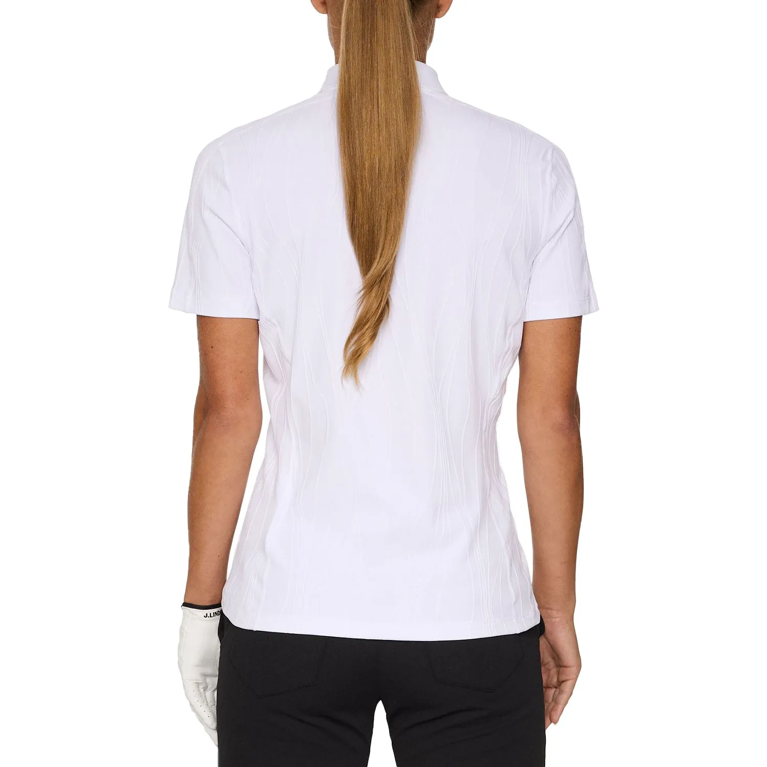 J.Lindeberg Women'S Izara Golf Polo Shirt - White Built for the Bold Push Beyond Limits