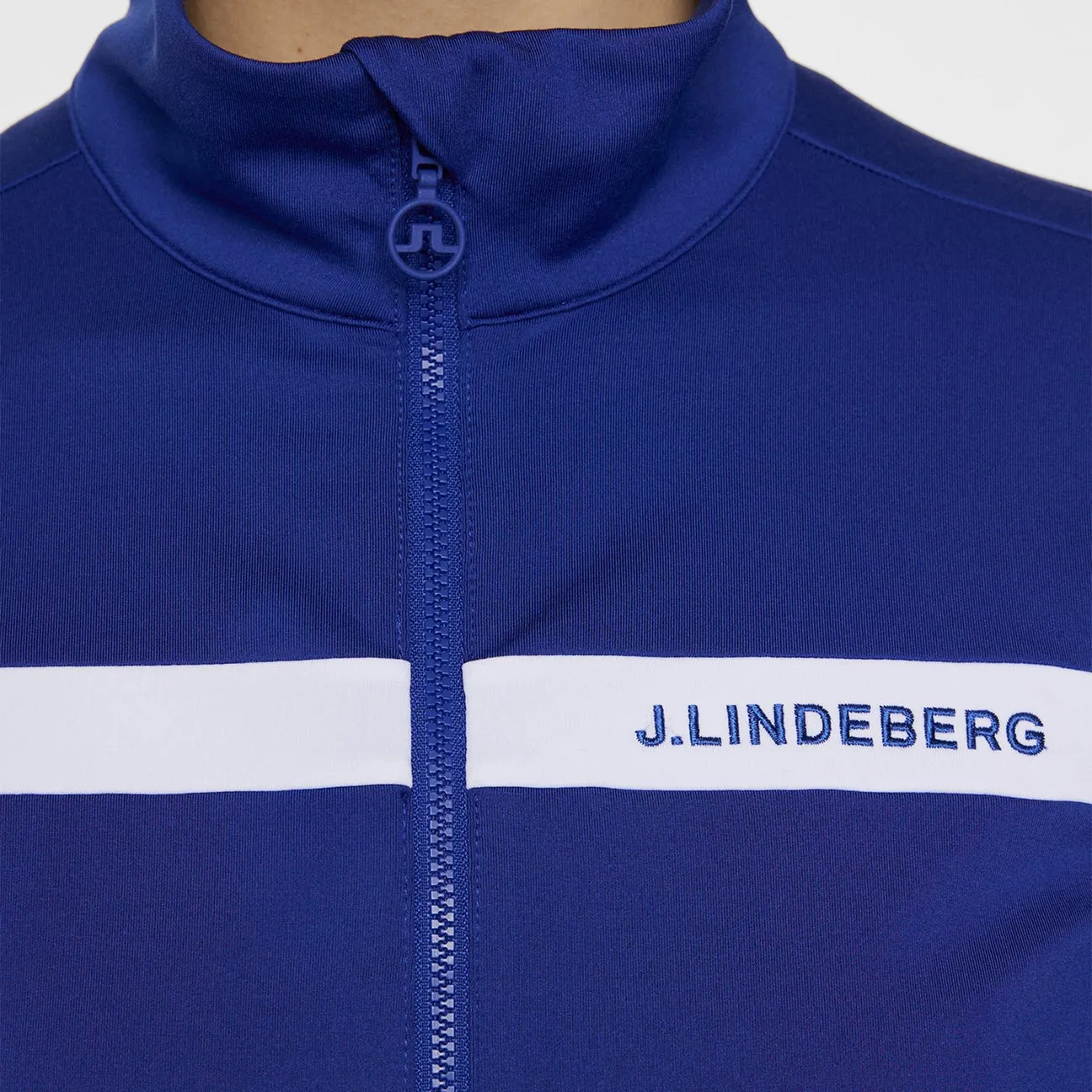 J.Lindeberg Women'S Janice Golf Mid-Layer - Clematis Blue Own the Streets