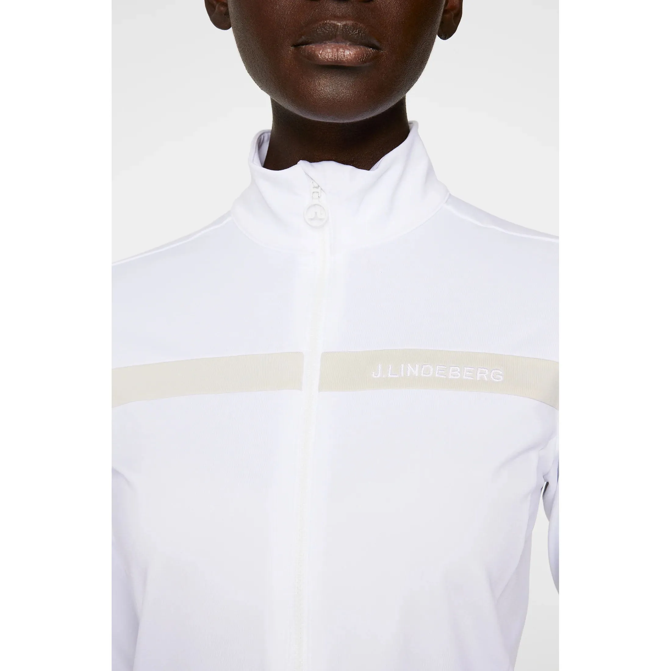 The Fast Lane Choice Christmas Day Sale J.Lindeberg Women'S Janice Golf Mid-Layer - White