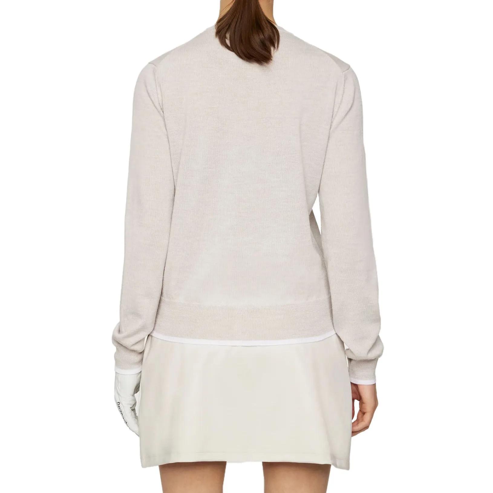 Labor Day Sale The Fast Lane Choice J.Lindeberg Women'S Joanna Knitted Cardigan - Moonbeam