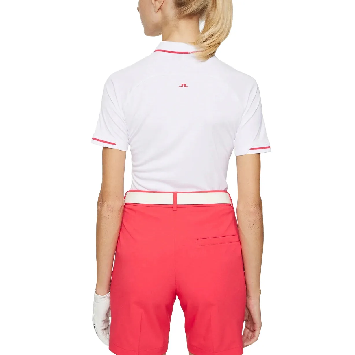 Dress from the Feet Up Own Every Step J.Lindeberg Women'S Lee Golf Polo Shirt - White