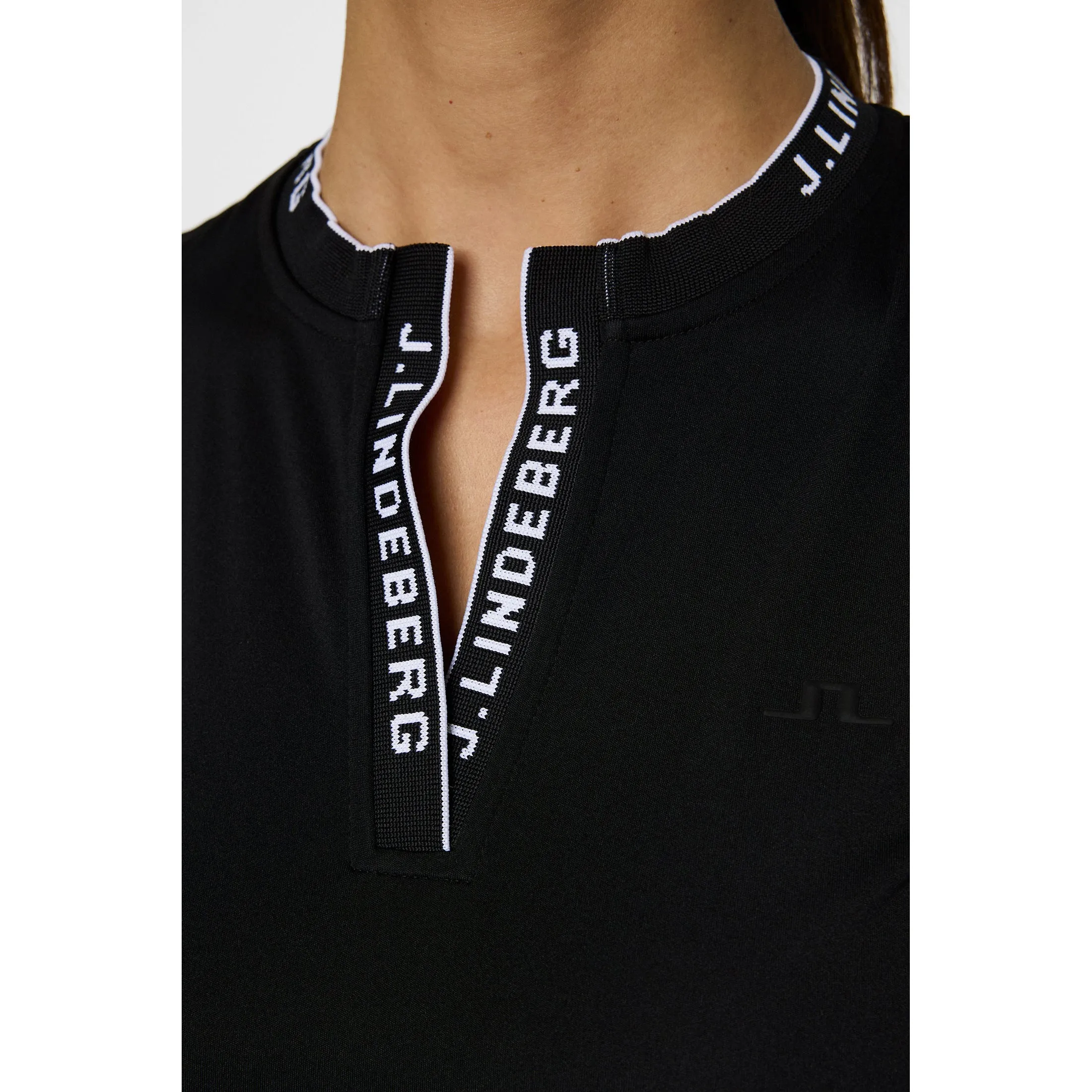 J.Lindeberg Women'S Leya Sleeveless Golf Shirt - Black Independence Day Sale