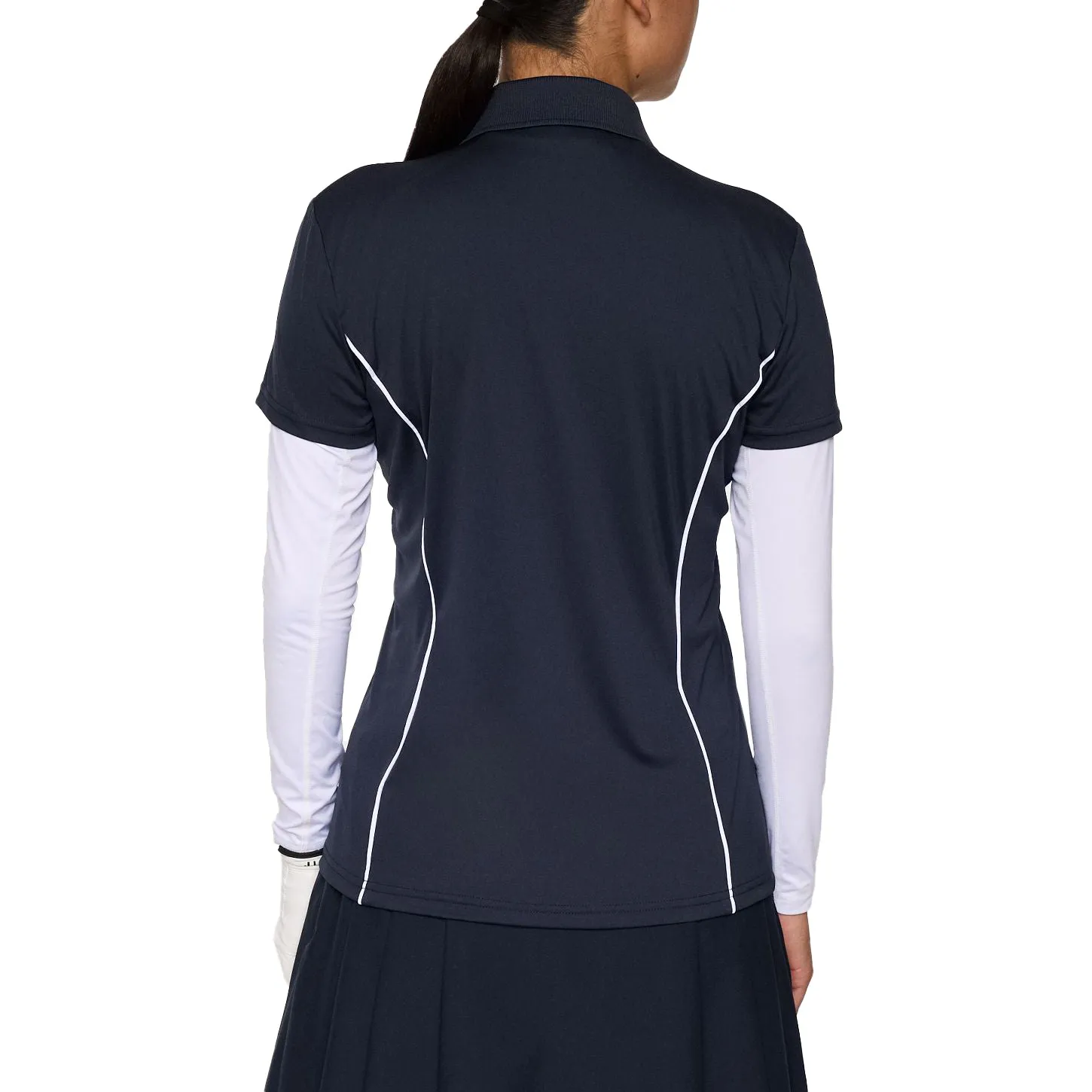 Fuel Your Fire Confidence Starts Here J.Lindeberg Women'S Leyla Golf Polo Shirt - Jl Navy