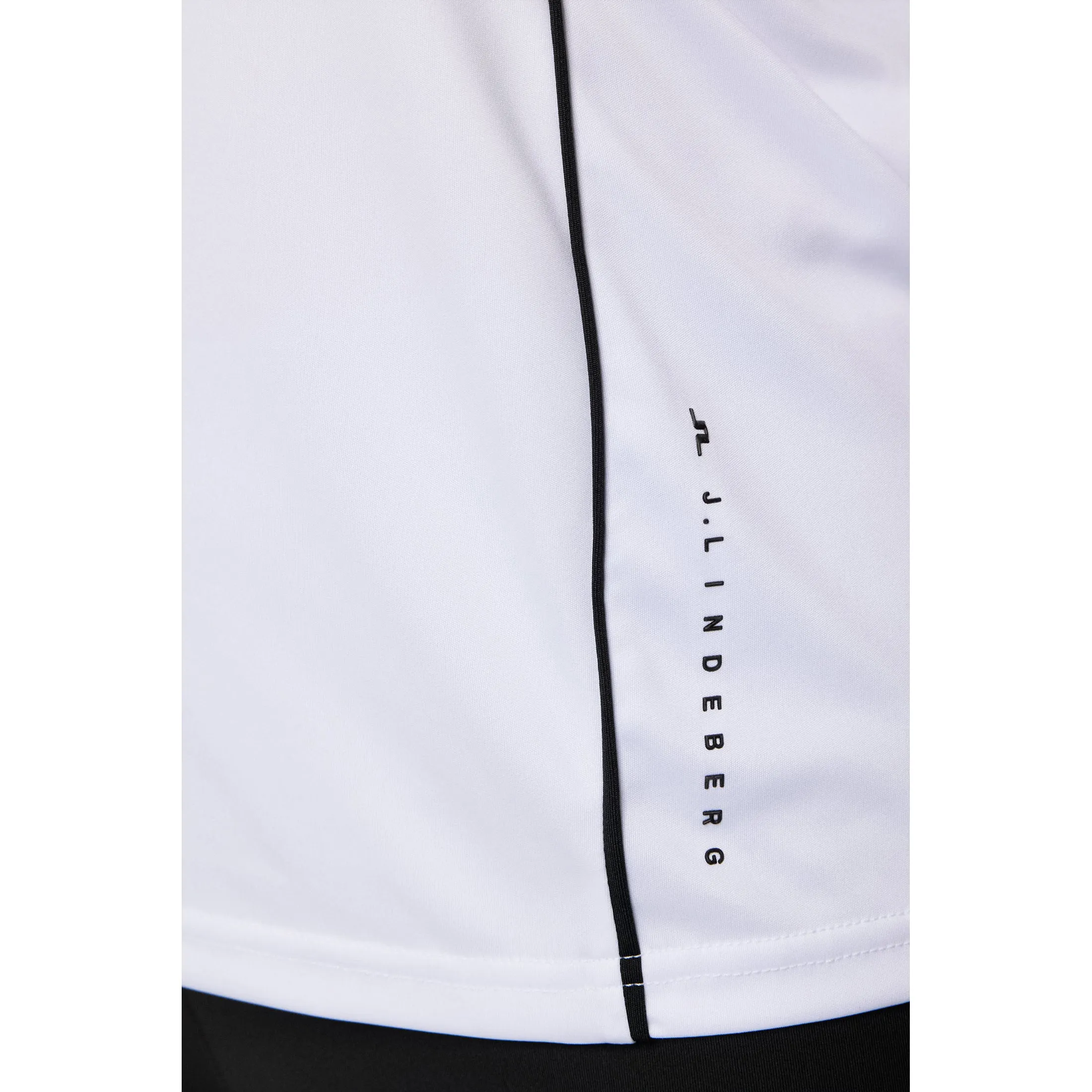 J.Lindeberg Women'S Leyla Golf Polo Shirt - White Push Beyond Limits Fuel Your Fire