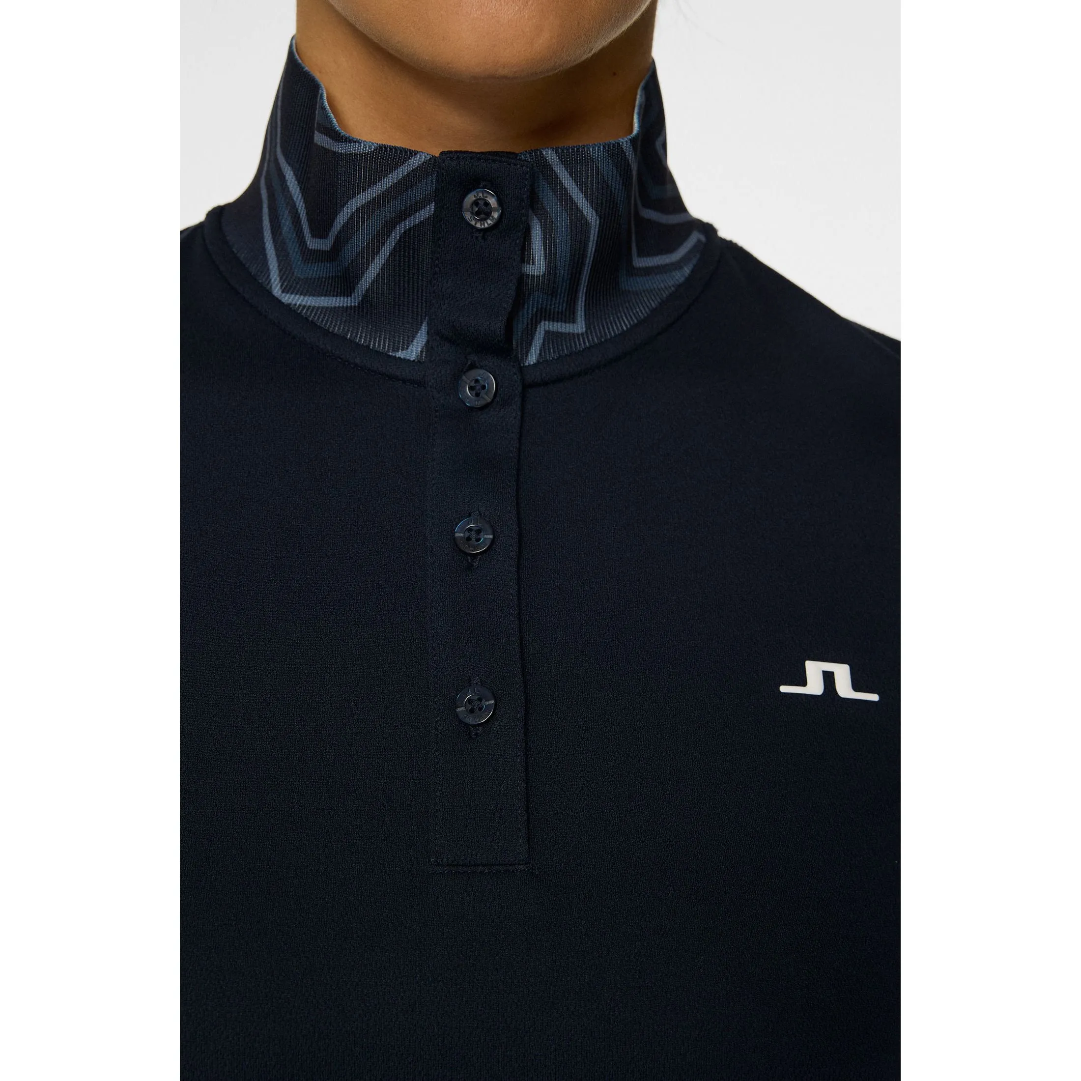 Deal Of The Century Sweetest Day Sale J.Lindeberg Women'S Piper Golf Polo Shirt - Jl Navy
