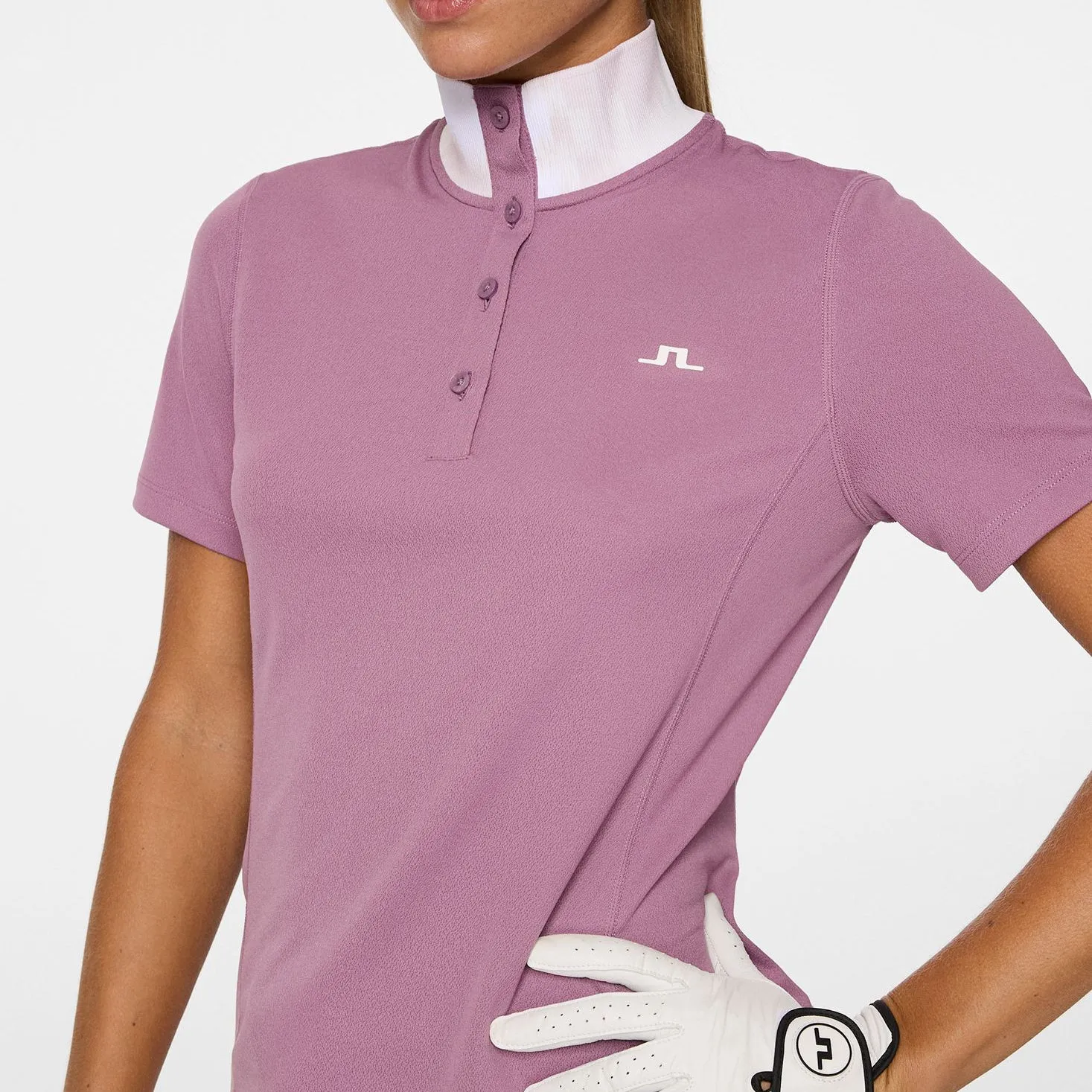 J.Lindeberg Women'S Piper Golf Polo Shirt - Very Grape Cyber Monday Sale Command Attention