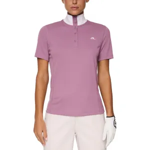 Keep Going Strong J.Lindeberg Women'S Piper Golf Polo Shirt - Very Grape