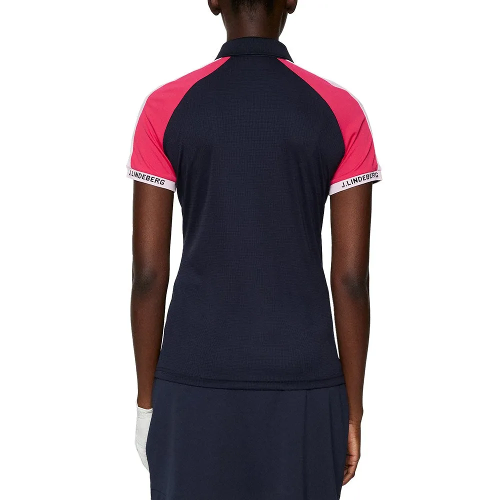 Move Like You Mean It J.Lindeberg Women'S Priya Golf Polo Shirt - Jl Navy