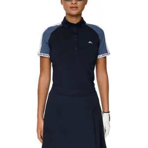 Exclusive Deal J.Lindeberg Women'S Priya Golf Polo Shirt - Jl Navy