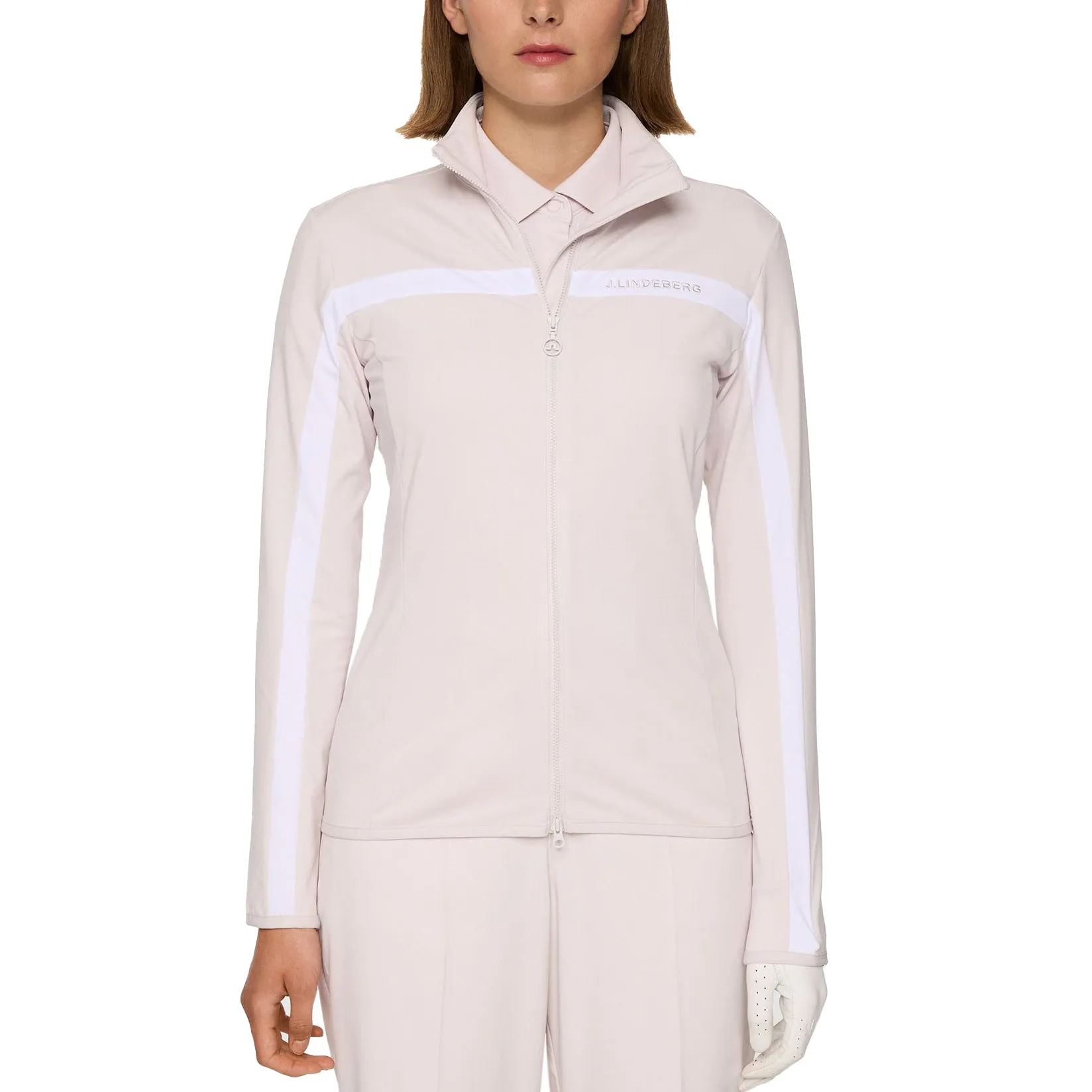 Built to Move You J.Lindeberg Women'S Seasonal Janice Golf Mid Layer - Grey Lilac