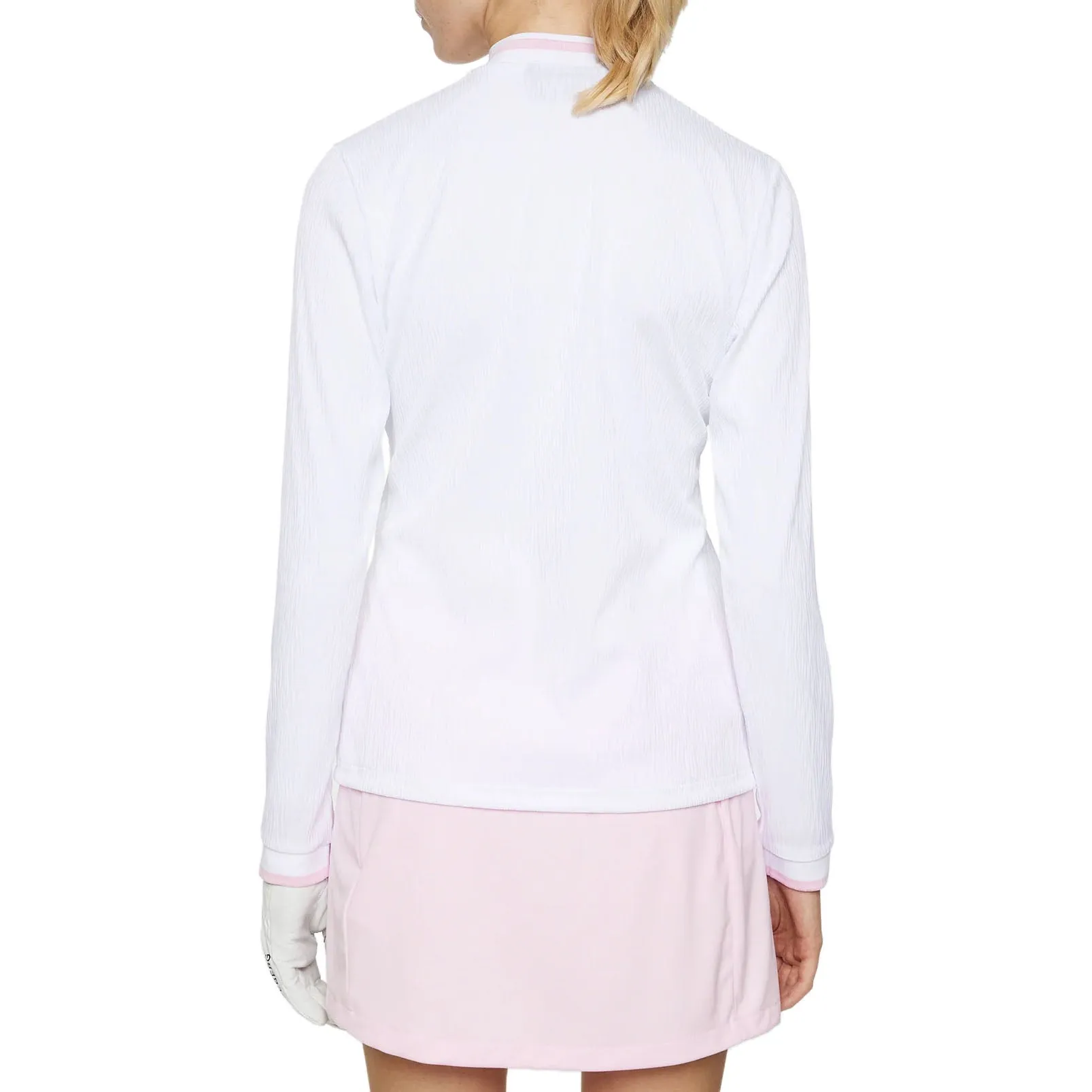Style Meets Power Bring the Heat J.Lindeberg Women'S Susanna Golf Mid-Layer - White