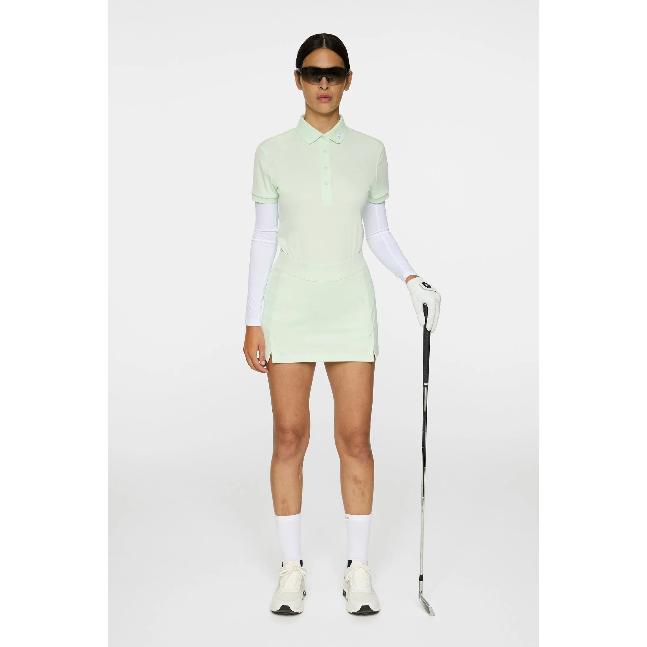 J.Lindeberg Women'S Tour Tech Golf Polo Shirt - Ambrosia Easter Sale No Limits, Just Style