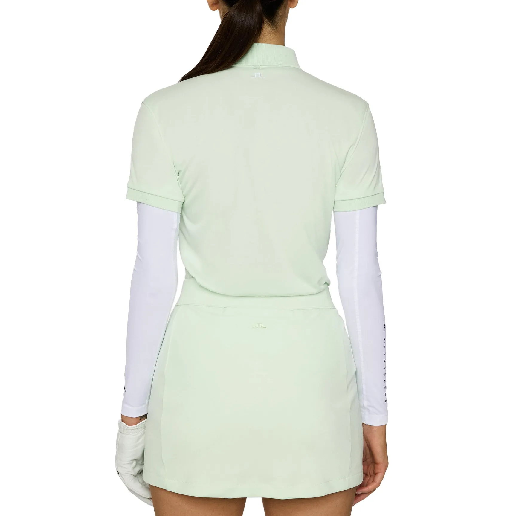 J.Lindeberg Women'S Tour Tech Golf Polo Shirt - Ambrosia The Fast Lane Choice Black Friday Sale