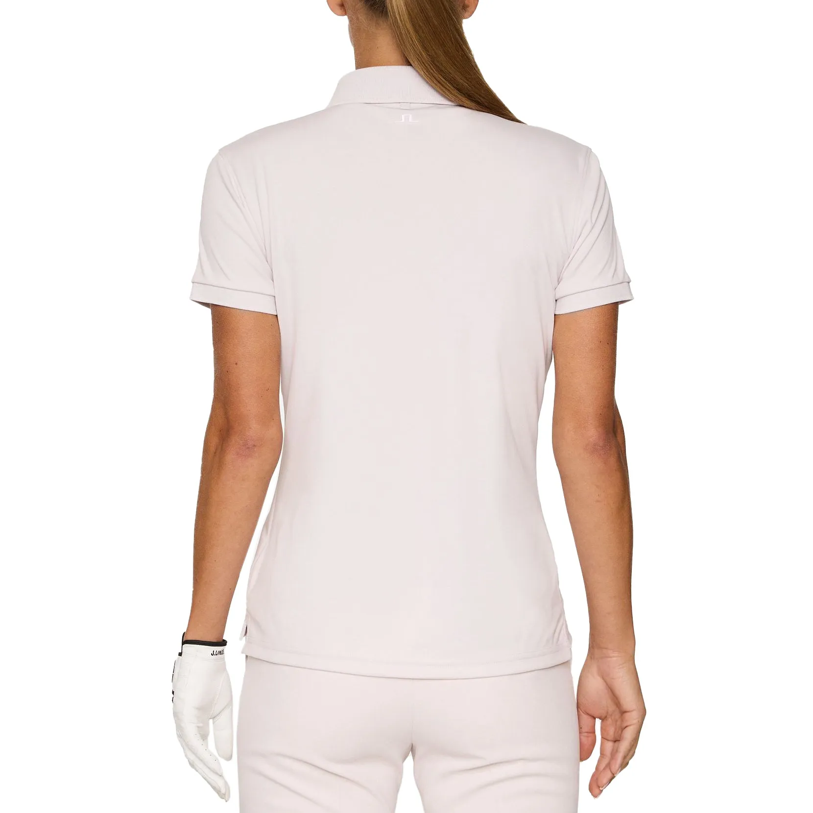 J.Lindeberg Women'S Tour Tech Golf Polo Shirt - Grey Lilac Sweetest Day Sale Bring the Heat