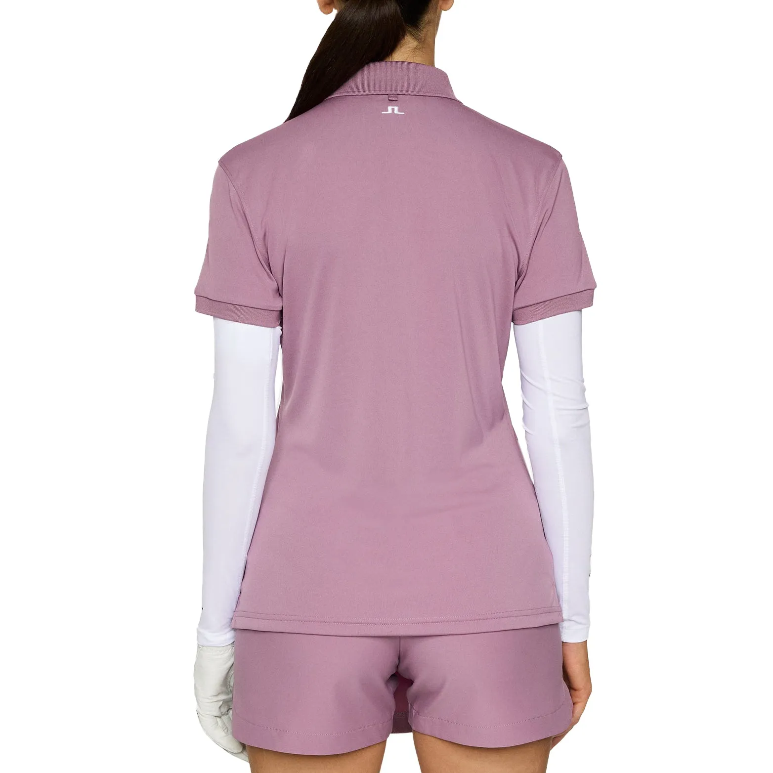 Redefine Classic J.Lindeberg Women'S Tour Tech Golf Polo Shirt - Very Grape