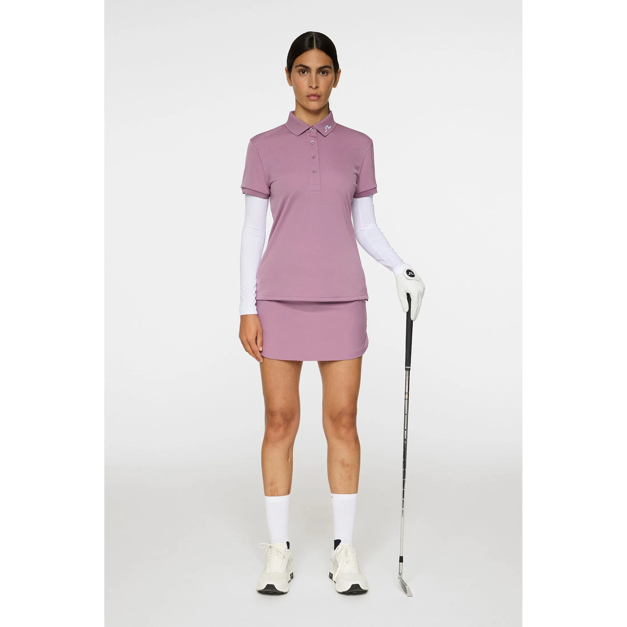 Chase What Moves You Deal Of The Century J.Lindeberg Women'S Tour Tech Golf Polo Shirt - Very Grape